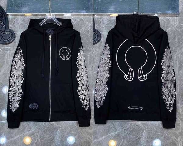 

men's hoodies & sweatshirts mens classic fashion luxury zipper designer print pullover hooded sweater woman f3sz wb3x, Black