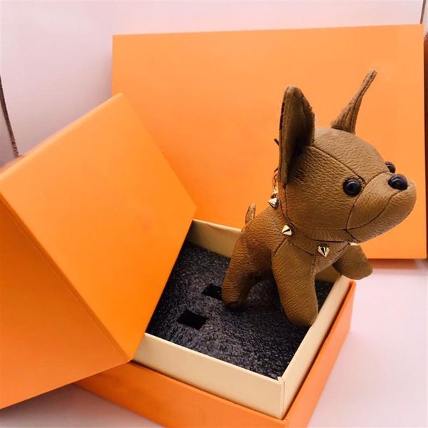 

fashion keychains designer key buckles purse pendant bags dogs design luxury doll chains keys buckle 7 colors with bo252a, Silver