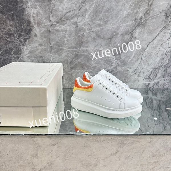 

new designer sneakers casual shoes reflective shoes suede leather trainers stylist sneaker leisure shoes platform lace-up print, Red;white