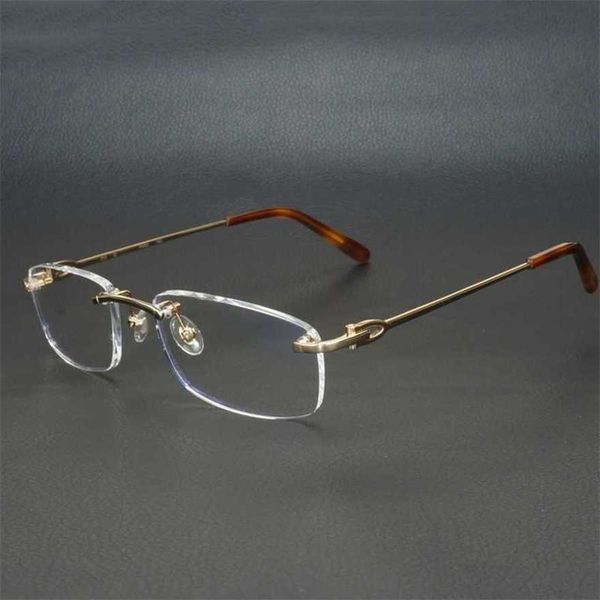 

designer men's and women's beach couple sunglasses 20% off metal square clear frames men women rimless glasses optical frame spect, White;black