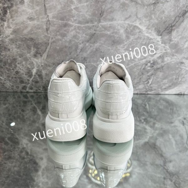 

men womens sneaker casual shoes leather sneakers embroidered stripes white shoe flat platform walking sports casual shoes, Red;white