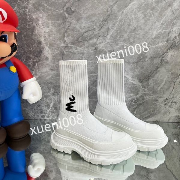 

new designer womens boots knee boot womens men motocycle ankle half anti-slip fashion platform bootie shoes, Red;white