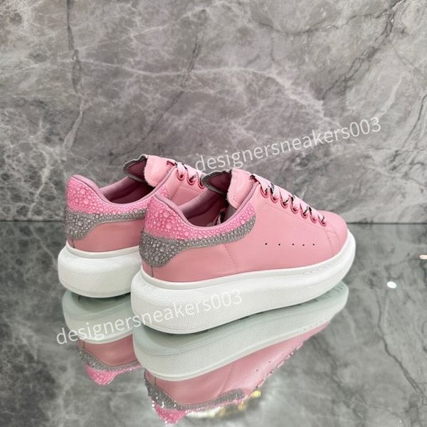 

2023womens shoes suede sneaker fashion womens shoes gold silver platform trainers calfskin leather runner shoes, Black