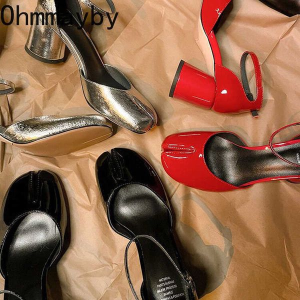 

gladiator summer high heel sandals fashion shallow thick heel ladies elegant square toe ankle buckle strap party dress shoes 230327, Black