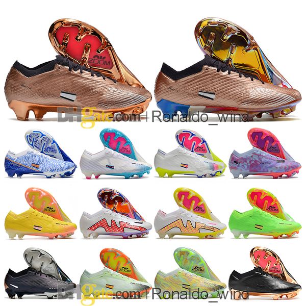 

gift bag mens football boots cristiano ronaldo cr7 mercurial vapores xv elite fg cleats neymar mbappe superfly 15 zoom soccer shoes outdoor, Black