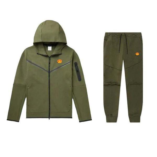 

cu4495 suits tracksuit track suit sweats tech fleece full zip hoodie joggers hoodie long sleeve zipper hoodies sets jackets suits sports spa, Gray