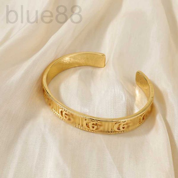 

bangle designer star style classic double open bracelet plated with 18k real gold fashion handpiece 9x3w, Black