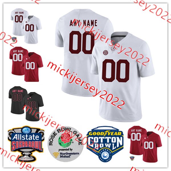 

alabama crimson tide football jersey ian jackson tanner bowles elijah brown jahquez robinson javion cohen jamil burroughs tim keenan iii jc, Black