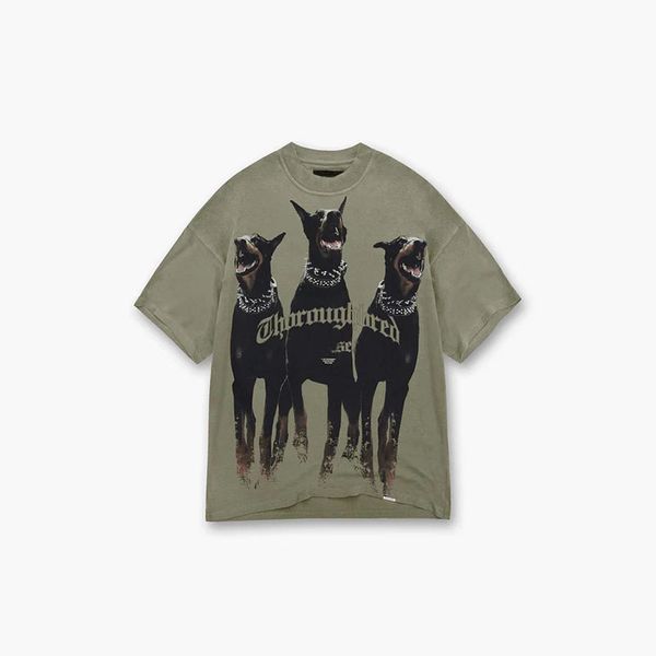 

men's t-shirts represent pinscher doberman dog high street tee spring summer fashion skateboard women 2e9nq, White;black