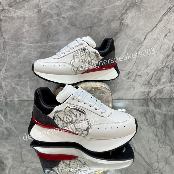 

r sneakers casual shoes men women daddy sneaker lady luxurys runner trainers multicolor platform shoes platform lace-up print sneaker2023, Black