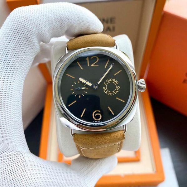 

0 0 designer watches luxury mens automatic watch 45mm dial fashion man watch luxury watches waterproof mechanical watch, Slivery;brown