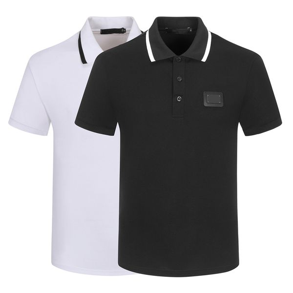 

golf polos for men summer luxury men's flow designer cotton breathable sweatwicking golf polo shirt fashion slim fit polo size m-3xl to, White;black