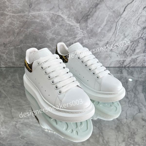 

r sneakers men shoes vintage suede sneaker fashion women shoe gold silver platform trainers calfskin leather runner trainer2023, Black