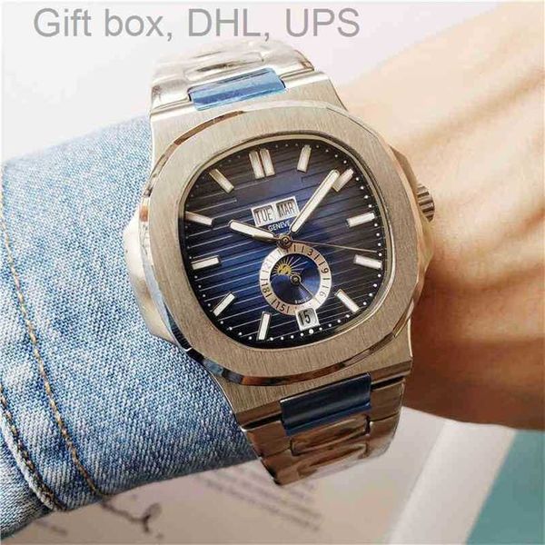 

movement superclone aquanauts 5164a 40mm men deisgner watches 316l automatic watch window date display wristwatch machinery modern students, Slivery;brown