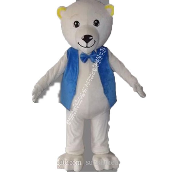 

new vest bear mascot costume cartoon anime theme character carnival adults size christmas birthday party outdoor outfit suit, Red;yellow