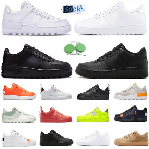 

1 low men women running shoes 1s sneaker og classic triple white shadow utility black wheat pistachio frost pale ivory pastel platform mens