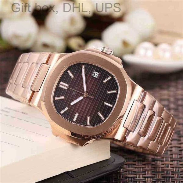 

automatic superclone aquanauts 5164a 40mm men movement deisgner watches 316l watch window date display wristwatch machinery modern students, Slivery;brown