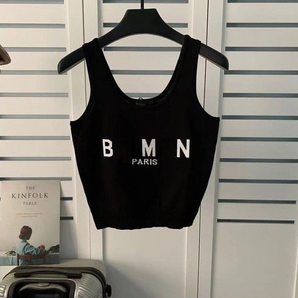 

women t-shirt sleeveless vest casual balman tee tanks letter fashion asian size, White