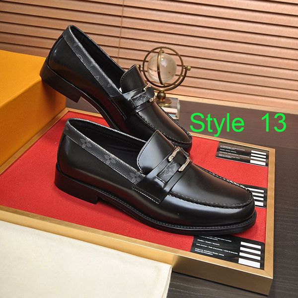 

men's athletic shoes fashion men's driving shoes luxury men's business leather shoes designer dress shoe cowhide sneakers big, Black