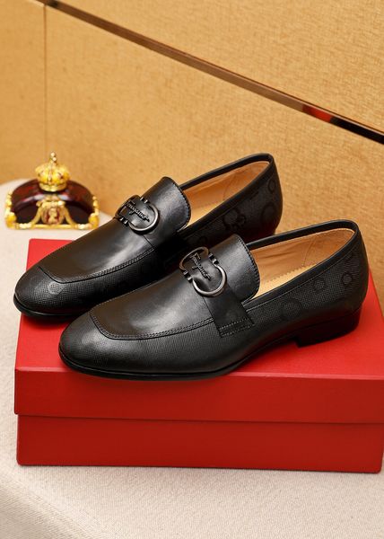 

2023 men's dress shoes classic fashion party wedding oxfords male brand comfortable business outdoor walking flats size 38-45, Black