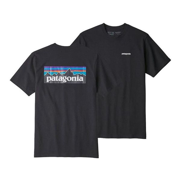 

mens t-shirts patagonias t-shirt american retro outdoor back mens womens casual cotton short sleeves luxury clothing big designer clothes ga, White;black