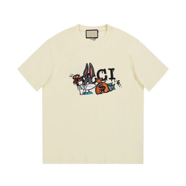 

summer new short sleeve t shirt double yarn fabric stereo letter shirt printing women men's round neck t shirt original sweatshirt polo, Black;brown