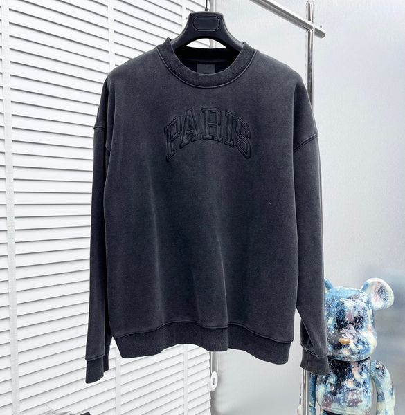 

men's plus size outerwear & coats letter knitted sweater in autumn / winter knitting machine e custom jnlarged detail crew neck cotton, Black;brown