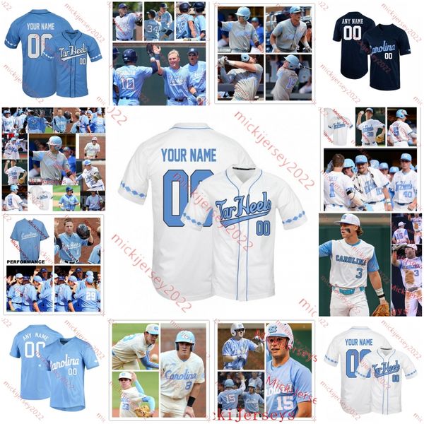 

north carolina tar heels baseball jersey dylan harris ike an tyler baum austin bergner aaron sabato zac gallen custom stitched mens north ca, Black