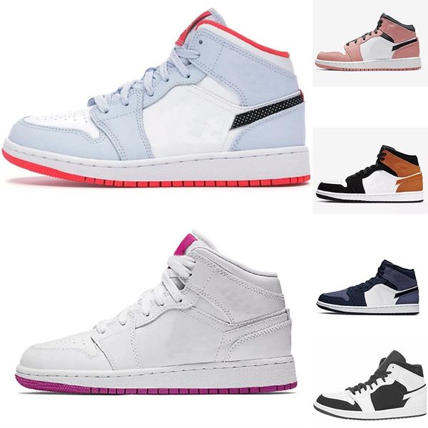 

jumpman 1 mens basketball shoes 1s sneakers starfish lost found bred patent university blue stage haze gorge green hyper royal unc men women