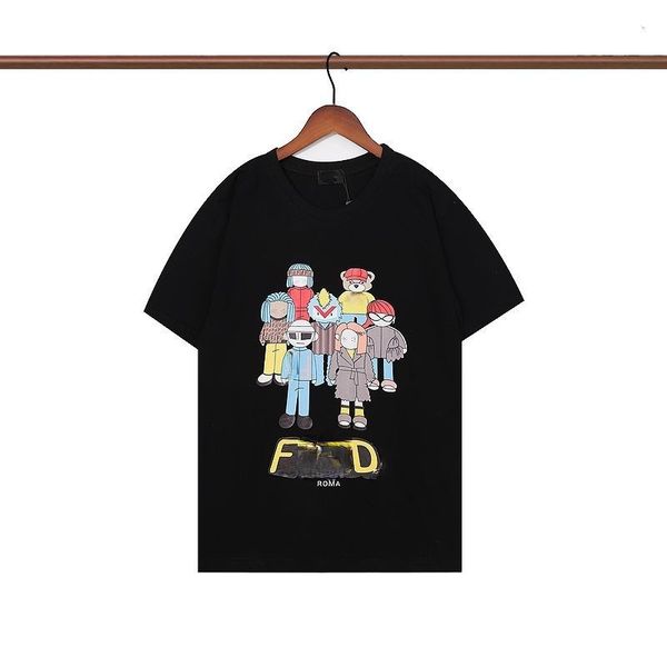 

designer t shirt luxury tees print palms t shirts mens womens angle short sleeve casual streetwear clothing clothes summer t-shirt brand, White;black