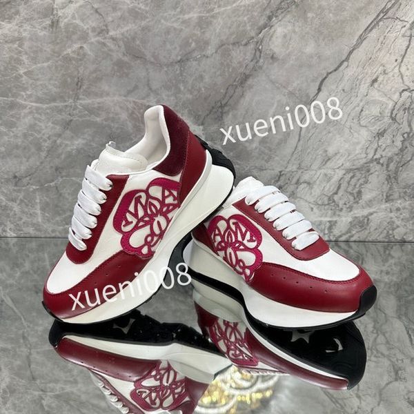 

casual shoes designer men women shoe strawberry wave mouth tiger web print vintage trainer man womans variety of styles2023, Red;white