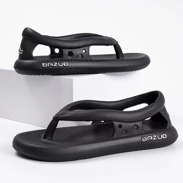 

slippers outdoor summer men women thick platform flip flops indoor sandals nonslip thong slipper casual shoes de dedo 230327, Black