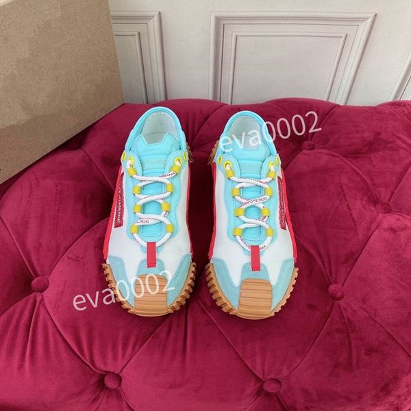 

2023 luxury designer women casual shoes fashion colorful woman flats wedges lace up trainers fd221104, Black