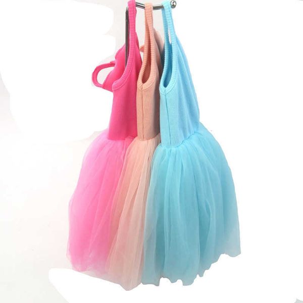 

girl's dresses 2-9y summer girls dresses toddler tutu dress girl clothing cute mesh party birthday princess kids dress p230327, Red;yellow