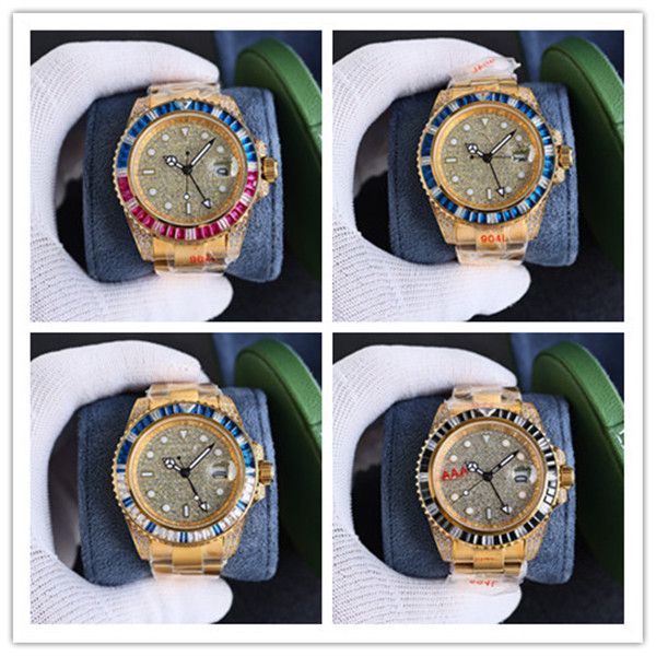 

luxury watches mens watch designer watches movement watches men moissanite watch iced out watch diamond watch montre automatic mechanical wa, Slivery;brown