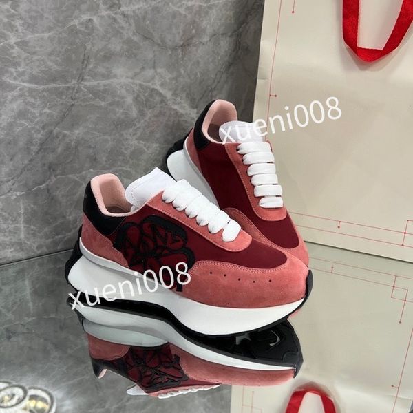 

2023designer men womens shoe strawberry wave mouth tiger web print vintage trainer man womans variety of styles, Red;white