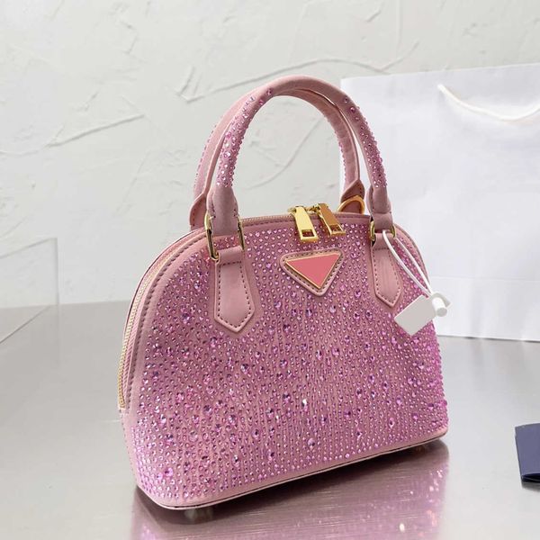 

diamond designer bag triangle shoulder bags women luxurys seashell bag single shoulder purse handbag ladies fashion cross body purse