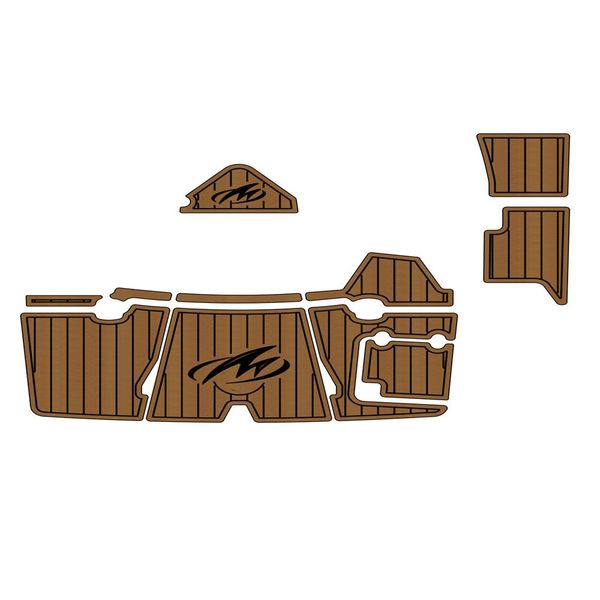 

2018 monterey 268 ss swim platform step pad boat eva foam faux teak deck floor