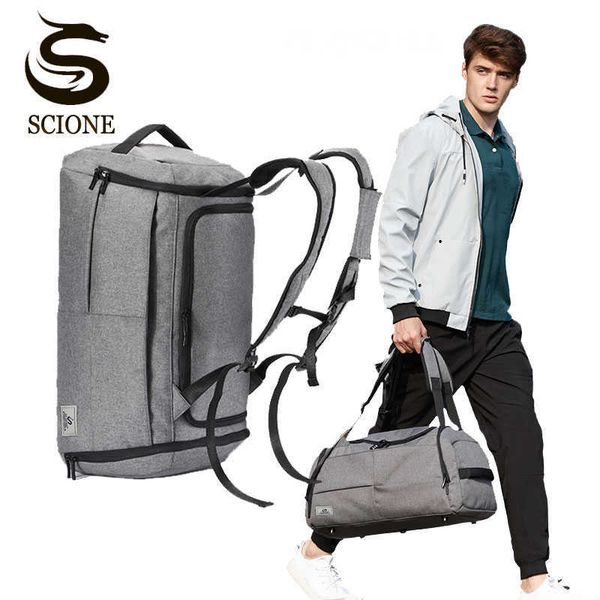 

duffel bags men's luggage travel shoulder bags anti theft male bag portable duffel bags for man large capacity shoulder handbag back pa