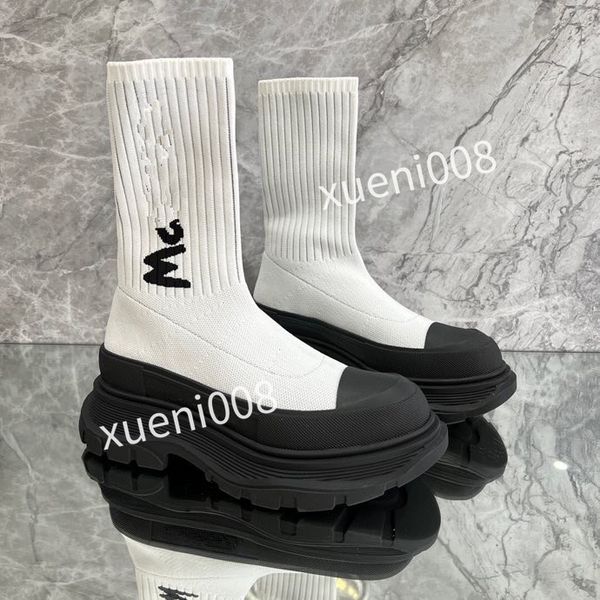 

2023new tire designer womens boots luxury knee boot womens men motocycle ankle half anti-slip fashion platform bootie shoes, Red;white