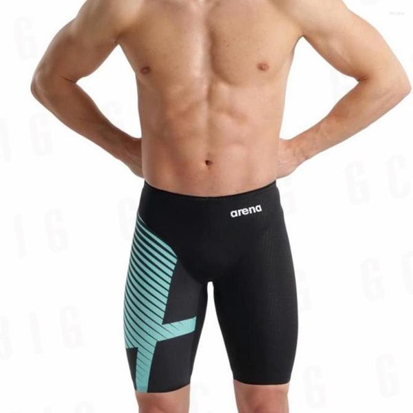 

men's swimwear men beach swimming summer jammers swim uv athletic training pants trunks for surf shorts