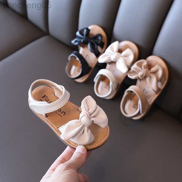

sandals baby girl sandals summer children bow-knot princess shoes casual woven sandals comfortable soft bottom kids beach shoes w0327, Black;red
