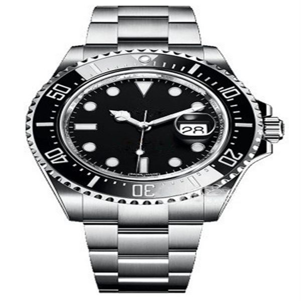 

men's watch 44mm ceramic swagger automatic mechanical date waterproof luminous sapphire2217, Slivery;brown