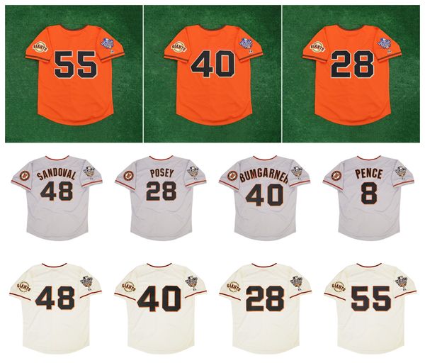

san giants tim lincecum baseball jersey francisco 2010 world series buster posey hunter pence madison bumgarner brian wilson pablo sandoval, Blue;black