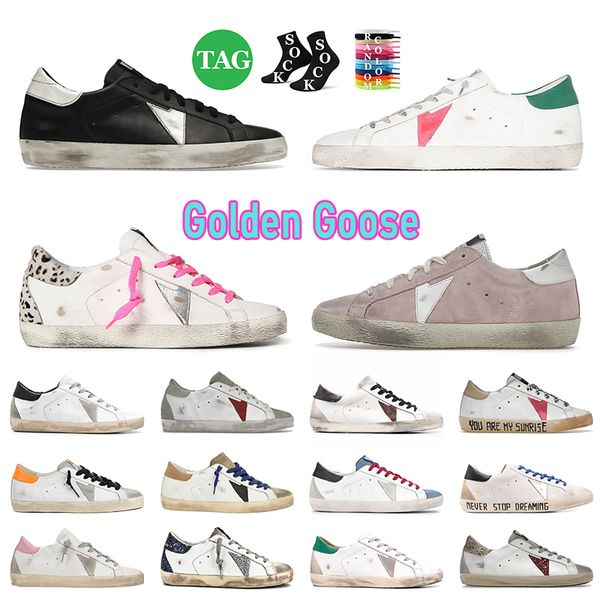 

luxury sneakers women men famous designer shoes low italy brand plate-forme white superstar dirty ball star fashion casual shoe loafers trai, Black