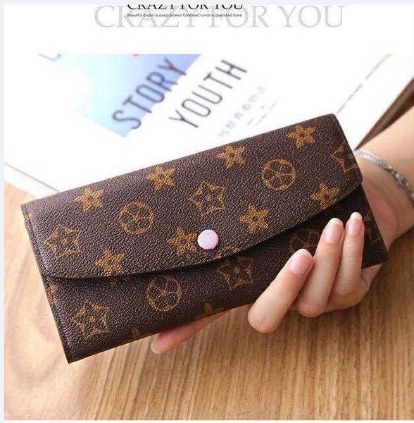 

designer leather long bamboo wallet fashion women organizer wallets classic long purse lady money bag zipper pouch coin pocket cy567, Red;black