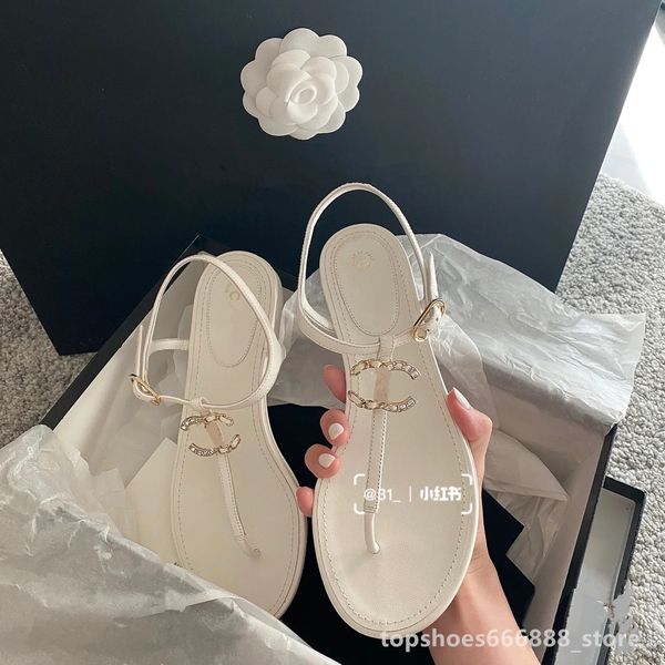 

fashion women sandals for 2023 luxury designer shoes women designers beach sandals channel platform ladies slippers 2c roman holiday shoes f, Black