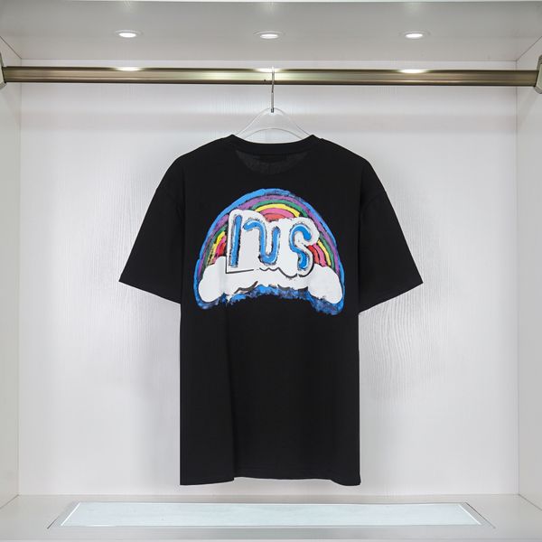 

mens tiger t shirt designer 2023 spring and summer tide letter animal print couples round neck loose for men women plus size classic casual, White;black