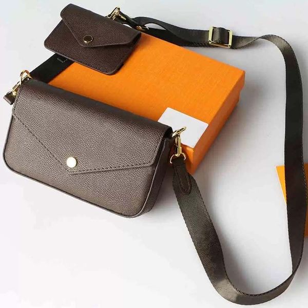 

designer bag tote 5aluxury designer women 3in1 shoulder bags handbags genuine leather chain crossbody messenger bags purses card holder hand