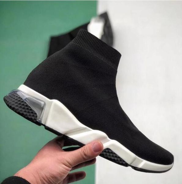 

2023 speed trainer socks shoes for men& women triple black white red casual shoes fashion designer sneakers ankle boot